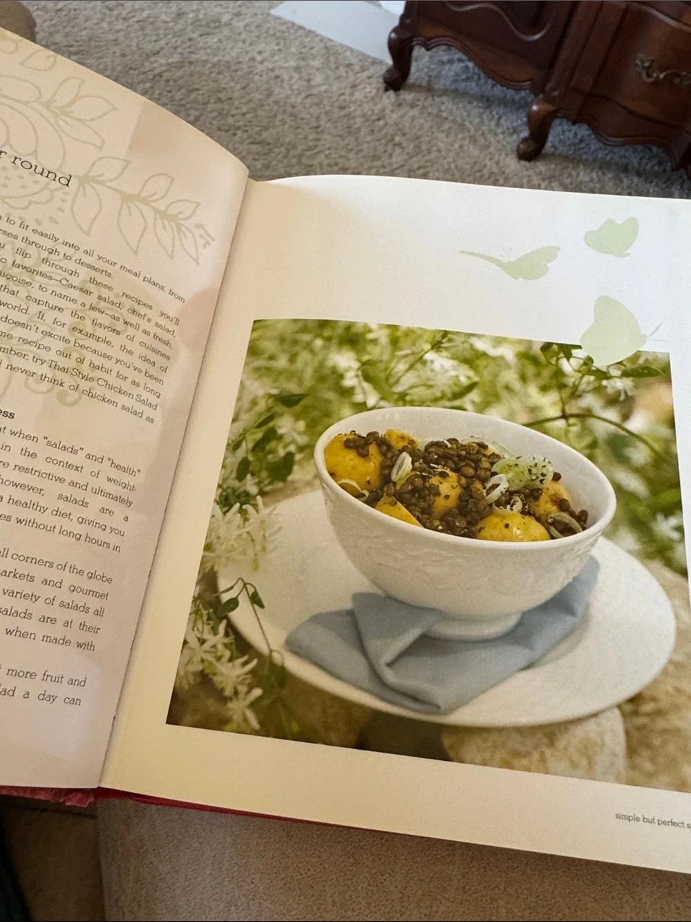 Salad Cookbook Hardcover 2009 GUC